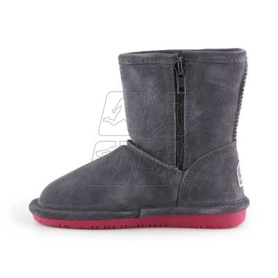 10. Buty zimowe BearPaw Emma Toddler Zipper Jr 608TZ-903 Charcoal Pomberry