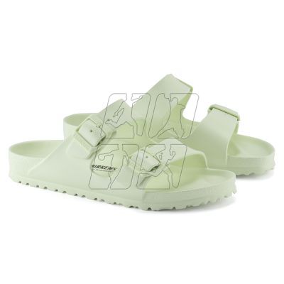 8. Klapki męskie Birkenstock Arizona Essentials EVA Regular Faded Lime na szeroką stopę piankowe (1024571)