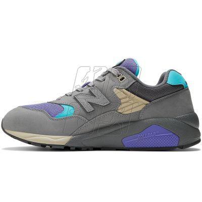 3. Buty męskie New Balance MT580VA2 RollBar szare sneakersy ze skóry zamszowej  (MT580VA2)