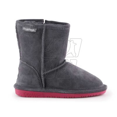 12. Buty zimowe BearPaw Emma Toddler Zipper Jr 608TZ-903 Charcoal Pomberry