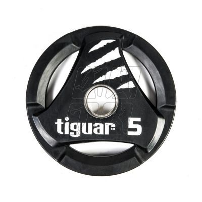 2. Talerz olimpijski tiguar  PU 5 kg TI-WTPU00500