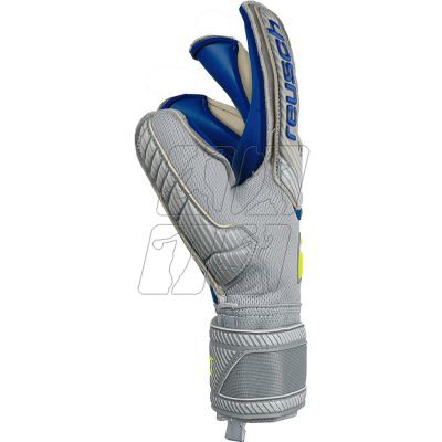 10. Rękawice bramkarskie Reusch Attrakt Gold X Evolution Cut Finger Support M 52 70 950 6006