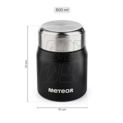 12. Termos obiadowy Meteor 500 ml 17244