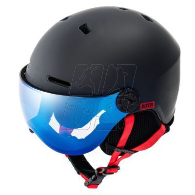 16. Kask narciarski Meteor Falven granatowy 24974-24976