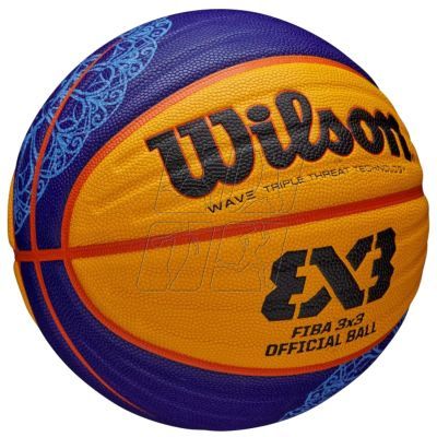 3. Piłka do koszykówki Wilson FIBA 3X3 Paris 2024 Replica Ball WZ3015001XB