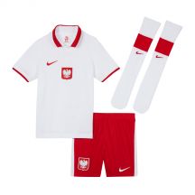 Komplet piłkarski Nike Polska Home 2020 Jr CV0569-100