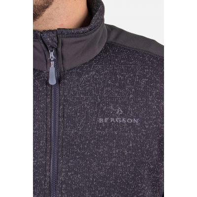 6. Bluza polarowa BERGSON M HELICON WP BLACK