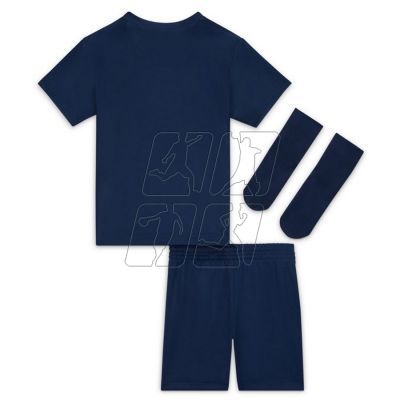 7. Komplet piłkarski Nike PSG 2022/23 Home Jr DJ7917 411