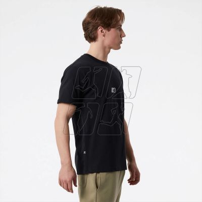 2. Koszulka New Balance t-shirt Essentials Graphic Shor M MT23514BK