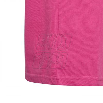 3. Koszulka adidas Essentials 3-Stripes Cotton Loose Fit Boyfriend Tee Jr IC3639
