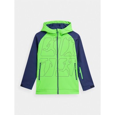 8. Kurtka softshell 4F Jr 4FJAW23TSOFM154-41N