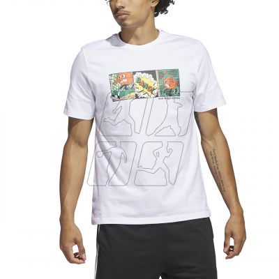 5. Koszulka adidas Lil' Stripe Basketball Graphic Tee M IC1866
