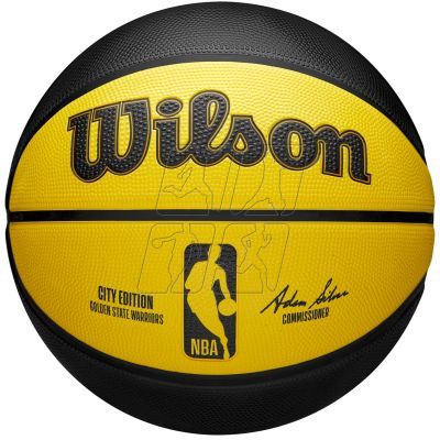 Piłka do koszykówki Wilson NBA Team City Edition Golden State Warriors WZ4024210XB
