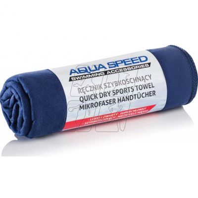 2. Ręcznik Aqua-speed Dry Flat 200g 70x140 granatowy 10/155