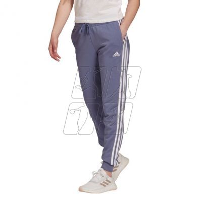 2. Spodnie adidas Essentials French Terry 3-Stripes Pants W H42011
