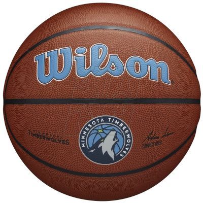 4. Piłka Wilson NBA Team Minnesota Timberwolves Ball WTB3100XBMIN