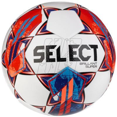 2. Piłka nożna Select MB Brillant Super V23 Mini Ball BRILLANT SUPER WHT-RED