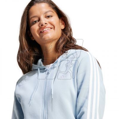 5. Bluza adidas Essentials 3-Stripes Full-Zip Fleece W IR6076