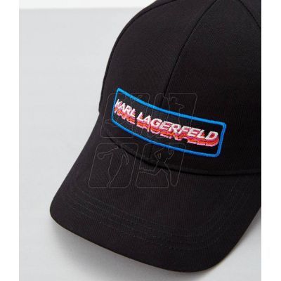 2. Czapka z daszkiem Karl Lagerfeld K/Futuristic Logo Cap 225W3417