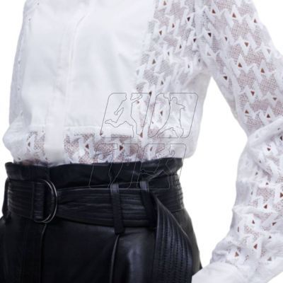 5. Koszulka Karl Lagerfeld KL Monogram Lace Bib Shirt W 220W1600