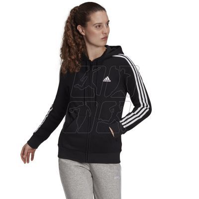 6. Bluza adidas 3 Stripes FL Full-Zip Hoodie W GM5567