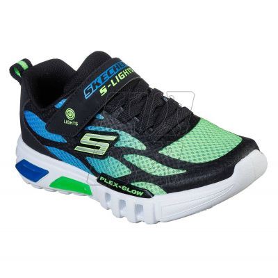 3. Buty Skechers S Lights: Flex-Glow-Dezlo JR 400016L-BBLM