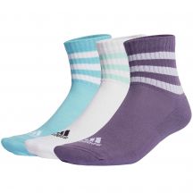 Skarpety adidas 3-Stripes Cushioned Sportswear Mid-Cut Socks 3P IJ8263