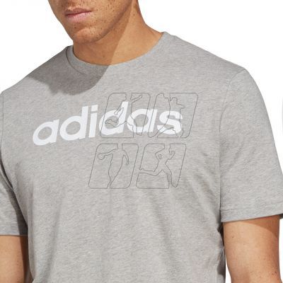 11. Koszulka adidas Essentials Single Jersey Linear Embroidered Logo Tee M IC9277