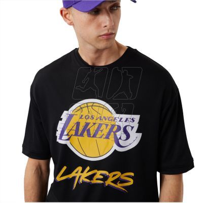 2. Koszulka New Era NBA Los Angeles Lakers Script Mesh Tee M 60284737
