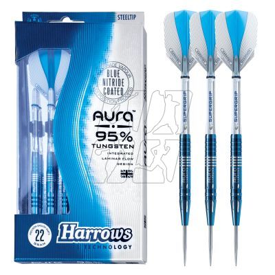 5. Rzutki Harrows Aura 95% Steeltip HS-TNK-000013651