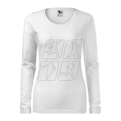 3. Koszulka Malfini Slim W MLI-13900 biały