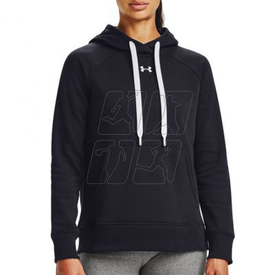 3. Bluza Under Armour Rival Fleece Hb Hoodie W 1356317 001