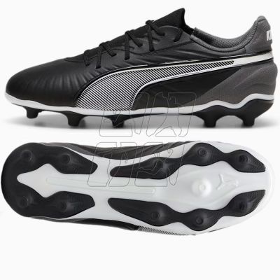 5. Buty piłkarskie Puma King Match FG/AG Jr 108048-01