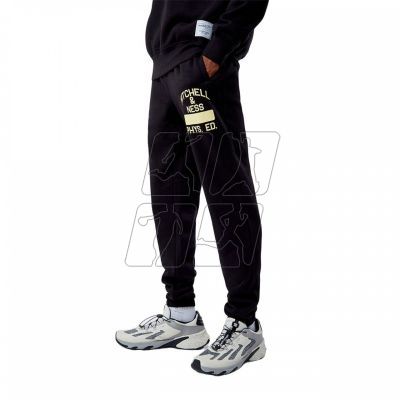 5. Spodnie Mitchell & Ness Branded Fashion Graphic Sweatpants M PSWP5533-MNNYYPPPBLCK