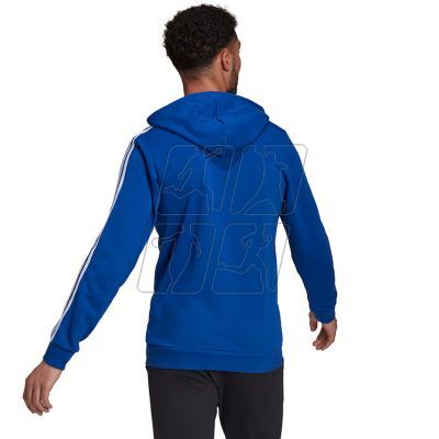 4. Bluza adidas Essentials French Terry 3-Stripes Full-Zip Hoodie M HE4427