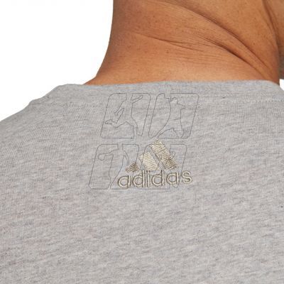 6. Koszulka adidas Essentials Single Jersey Linear Embroidered Logo Tee M IC9277