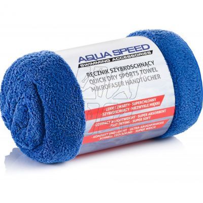 2. Ręcznik Aqua-speed Dry Coral 350g 50x100 niebieski 01/157