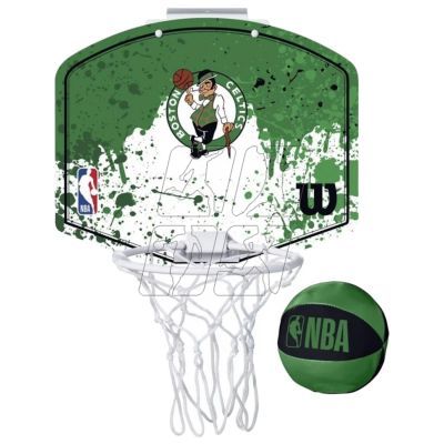 2. Tablica do koszykówki Wilson NBA Team Boston Celtics Mini Hoop WTBA1302BOS