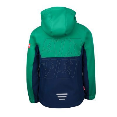 2. Kurtka softshell Trollkids Kids Kristiansand Jacket pepper Jr 320-327