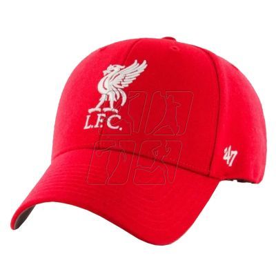 3. Czapka z daszkiem 47 Brand EPL FC Liverpool Cap EPL-MVP04WBV-RDB