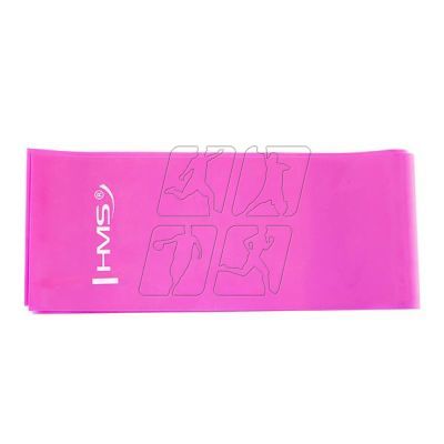 11. Taśma pilates HMS TP01 PINK 0.7 x 120 x 1200 MM 17-34-022