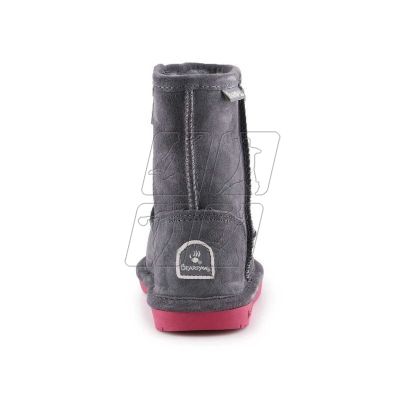 11. Buty zimowe BearPaw Emma Toddler Zipper Jr 608TZ-903 Charcoal Pomberry