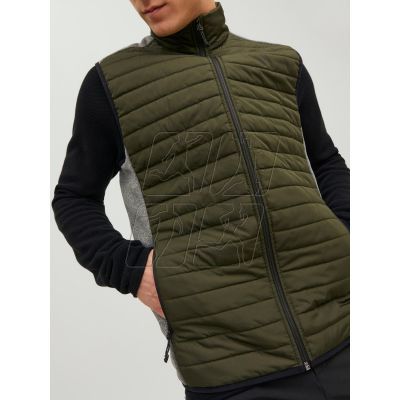 12. Kamizelka Jack & Jones Jjemulti Bodywarmer Collar Noos M 12200684ROSIN