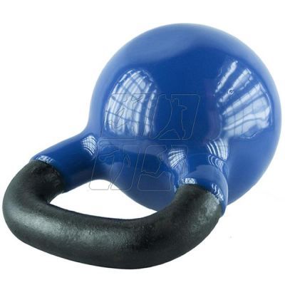 10. Kettlebell żeliwny pokryty winylem HMS KNV32 BLUE 