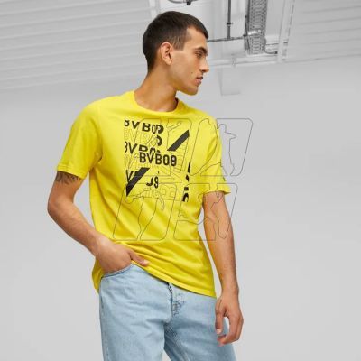 4. Koszulka Puma Borussia Dortmund FtbCore Graphic Tee M 771857-01