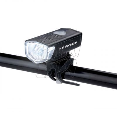 5. Zestaw lampek rowerowych Dunlop Led, ładowanie USB, tył+przód 473758