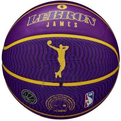 2. Piłka Wilson NBA Player Icon LeBron James Outdoor Ball WZ4027601XB