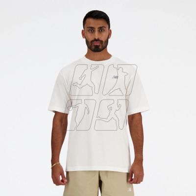 Koszulka New Balance t-shirt Small Logo M MT41509WT