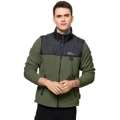 2. Bluza Jack Wolfskin Dna Grizzly Fleece FZ M 1709982-4129 