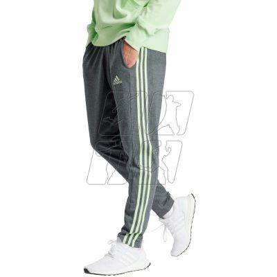 2. Spodnie adidas Essentials Single Jersey Tapered Open Hem 3-Stripes M IS1367